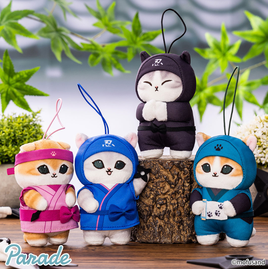 2025/9/15入荷】mofusand忍者にゃんマスコット | クレーンゲームの
